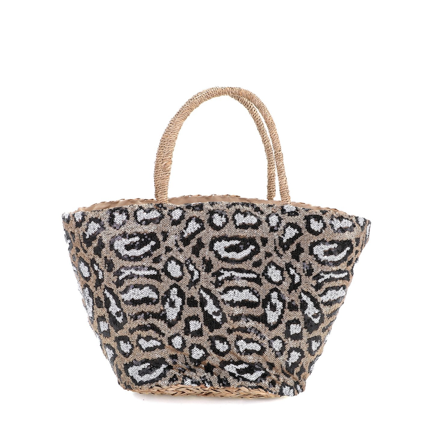 Cesto paja lentejuelas | Bolso Shopper - image 2