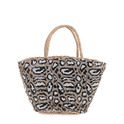 Cesto paja lentejuelas | Bolso Shopper - image 2