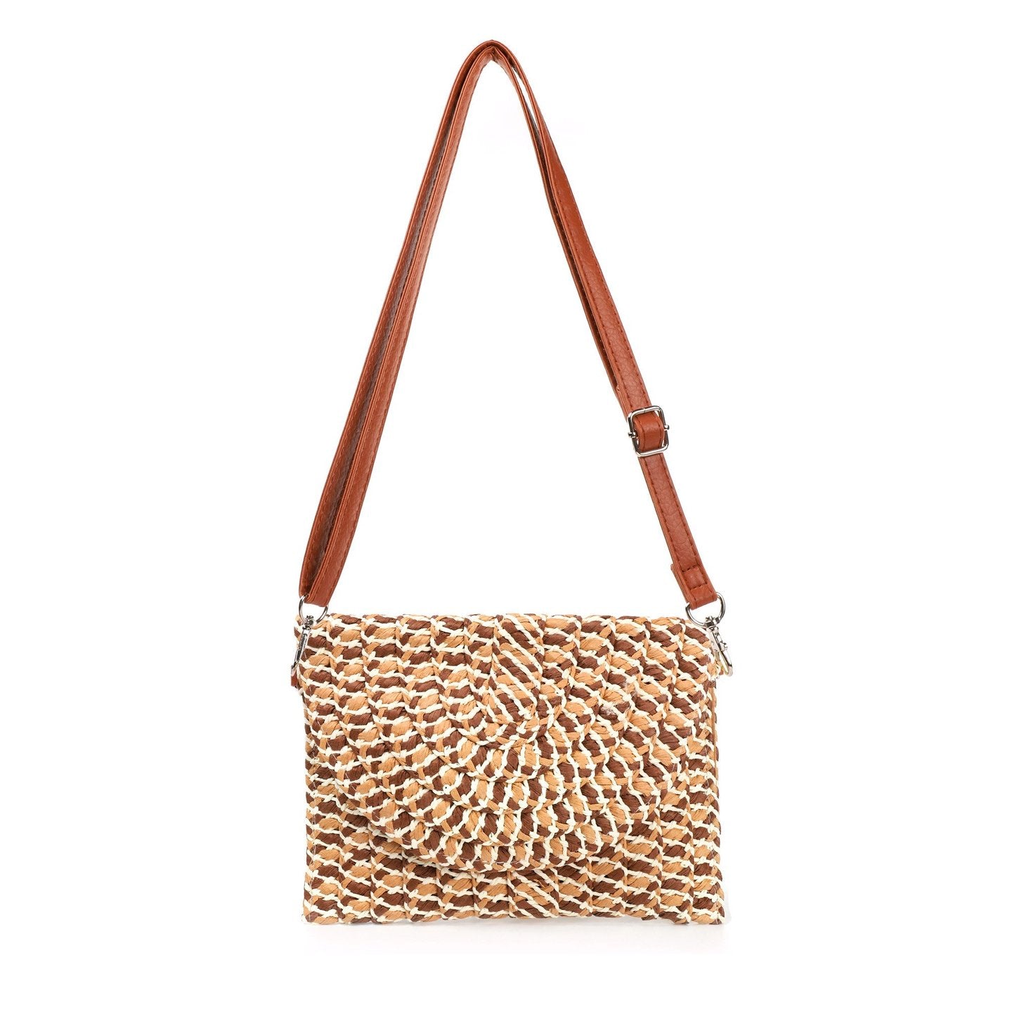 Bolso Bandolera Paja | Colores Entretejidos - image 6