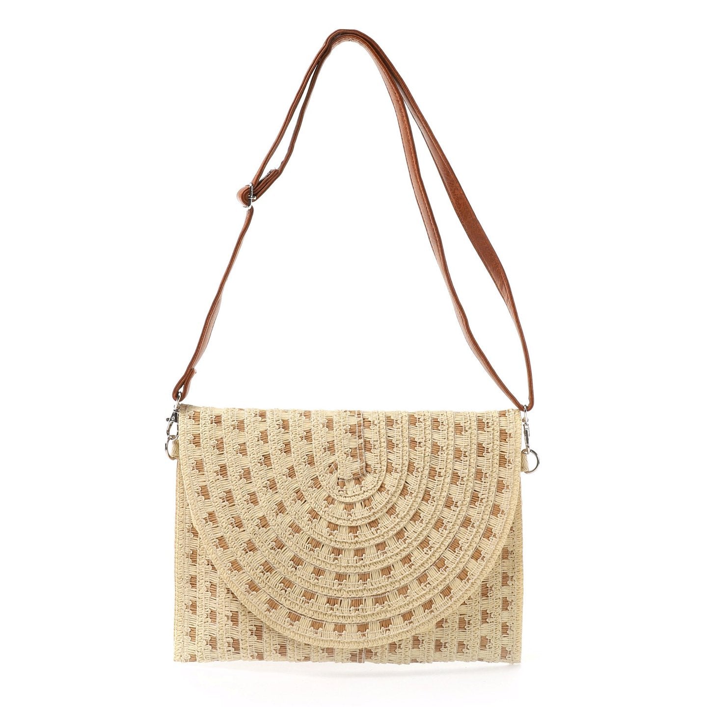 Bolso Paja Espiral | Estampado Único - image 3