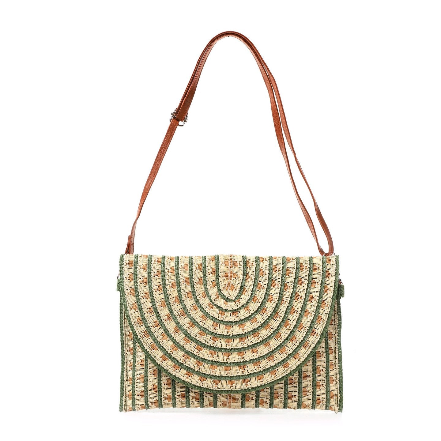 Bolso Paja Espiral | Estampado Único - image 5