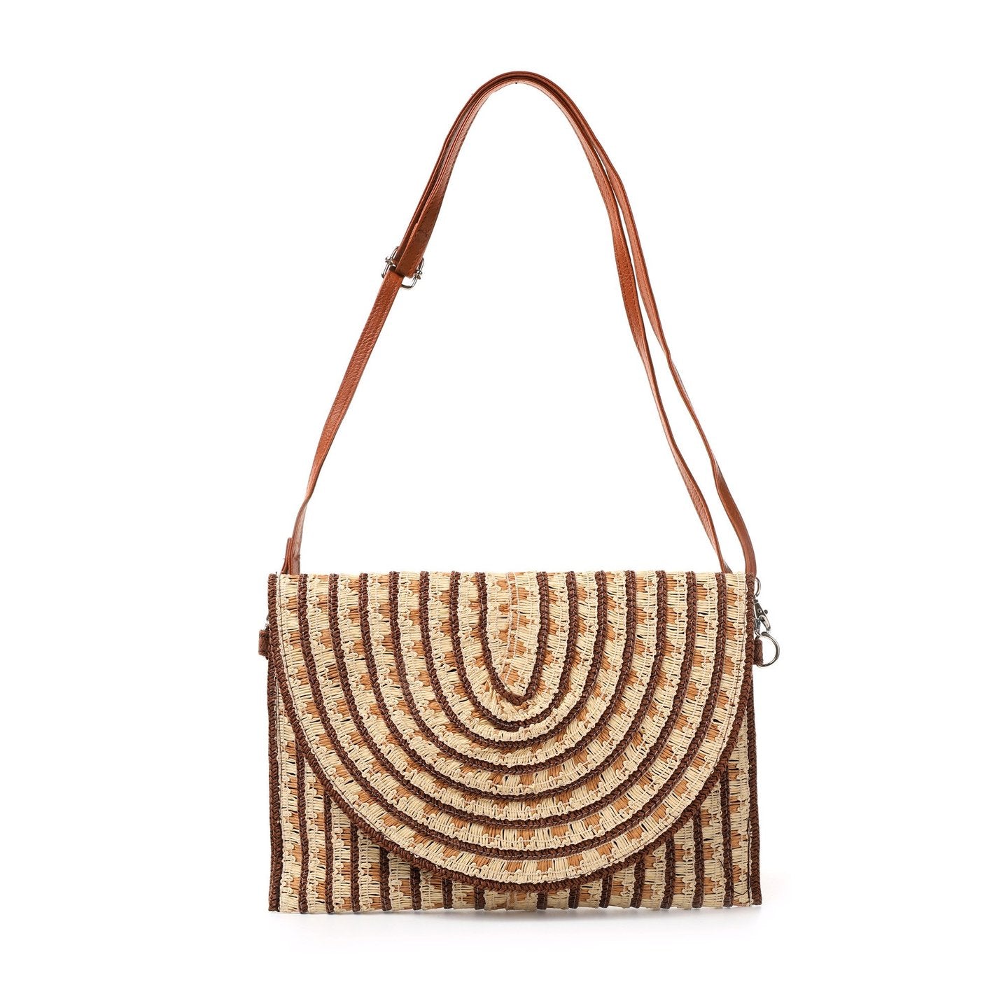 Bolso Paja Espiral | Estampado Único - image 2
