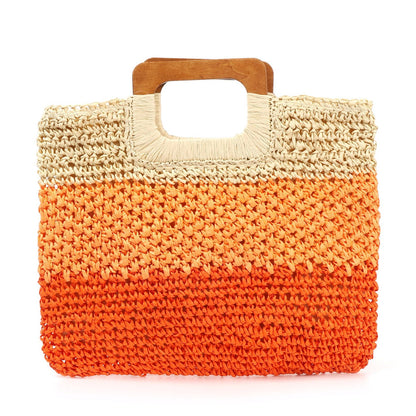 Bolso Rafia Rayas | Accesorios Mujer - image 3