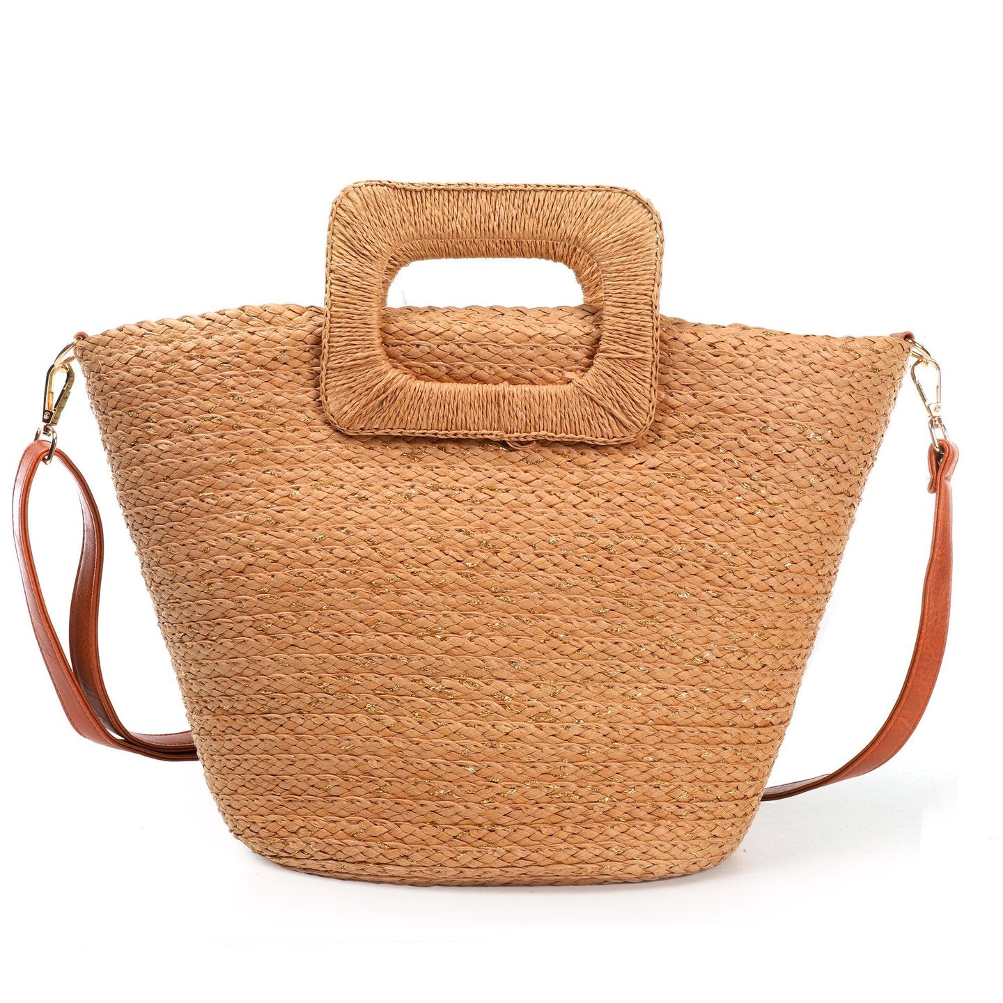 Bolso Paja Mujer | Con Asa Diferenciada - image 2