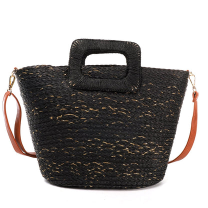 Bolso Paja Mujer | Con Asa Diferenciada - image 8