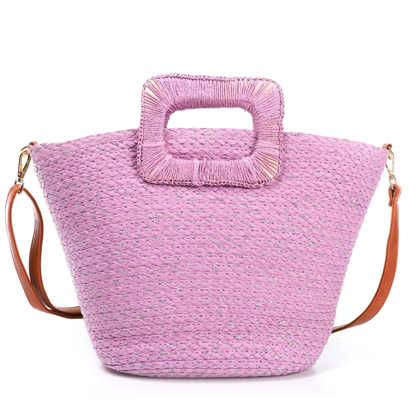 Bolso Paja Mujer | Con Asa Diferenciada - image 3