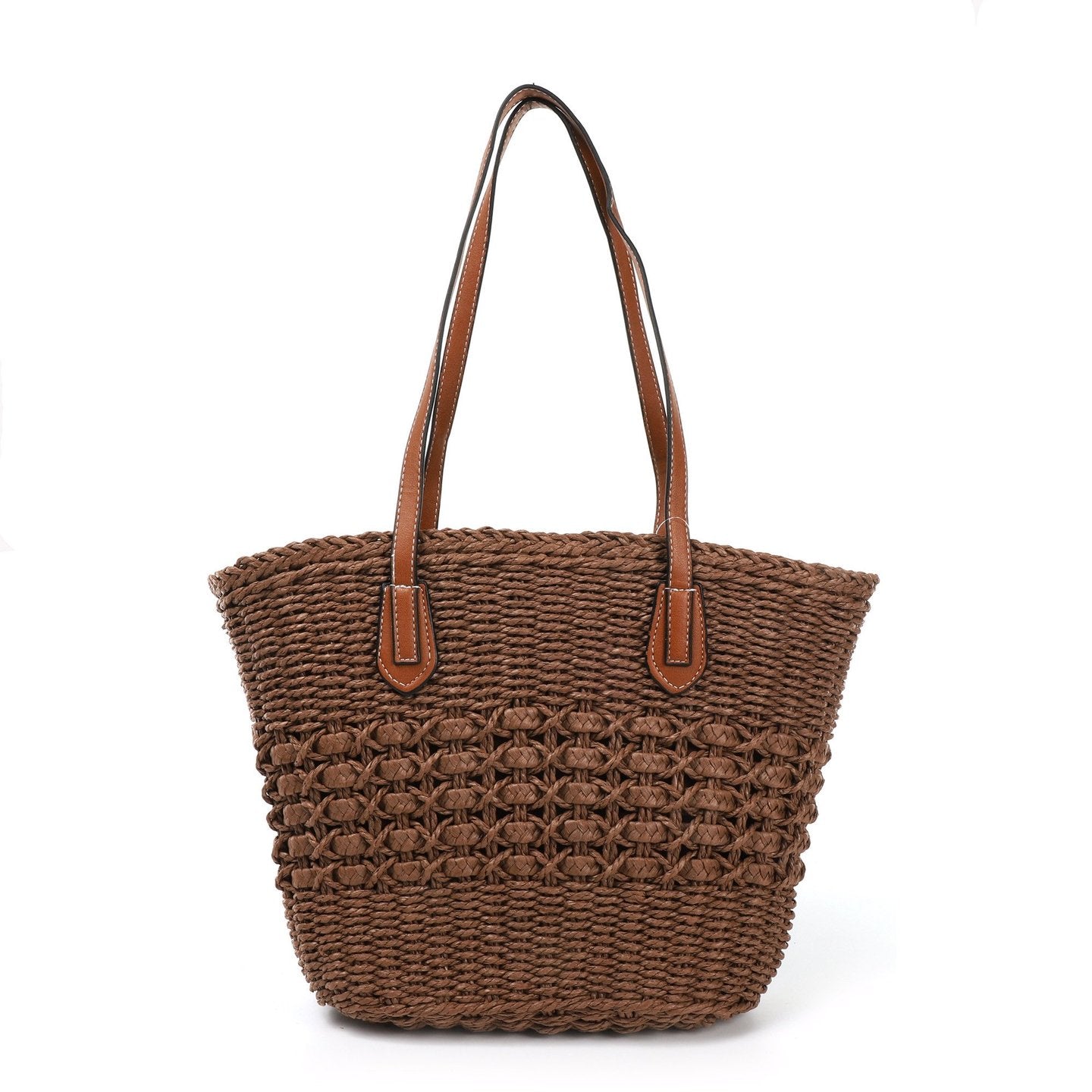 Bolso de rafia | Con asas sintéticas - image 6