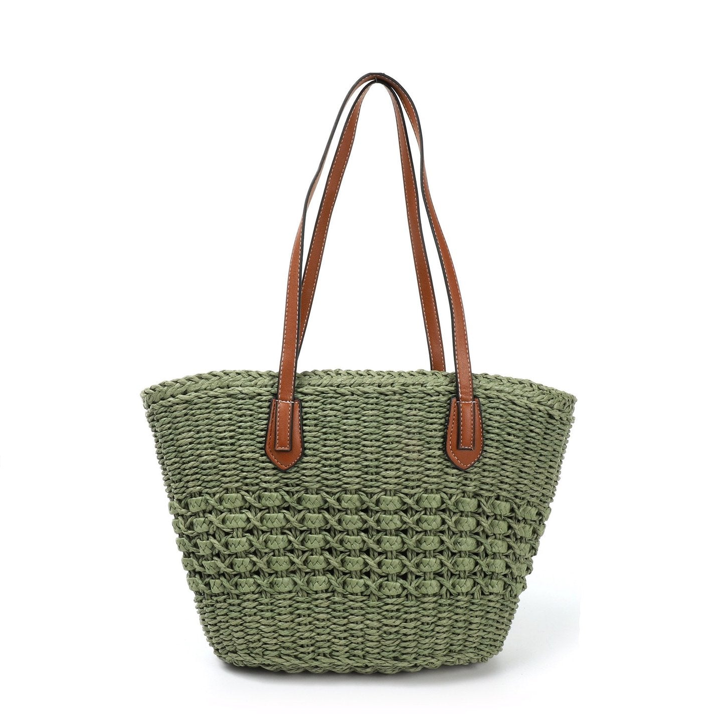 Bolso de rafia | Con asas sintéticas - image 7
