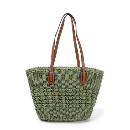 Bolso de rafia | Con asas sintéticas - image 7