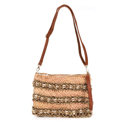 Bolso Paja Bandolera | Entrelazado Brillante - image 2