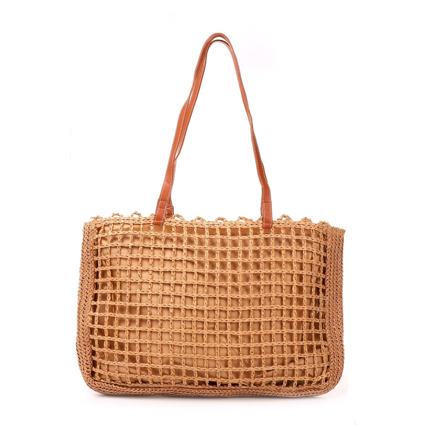Bolso rafia mujer | Con asa sintética - image 2