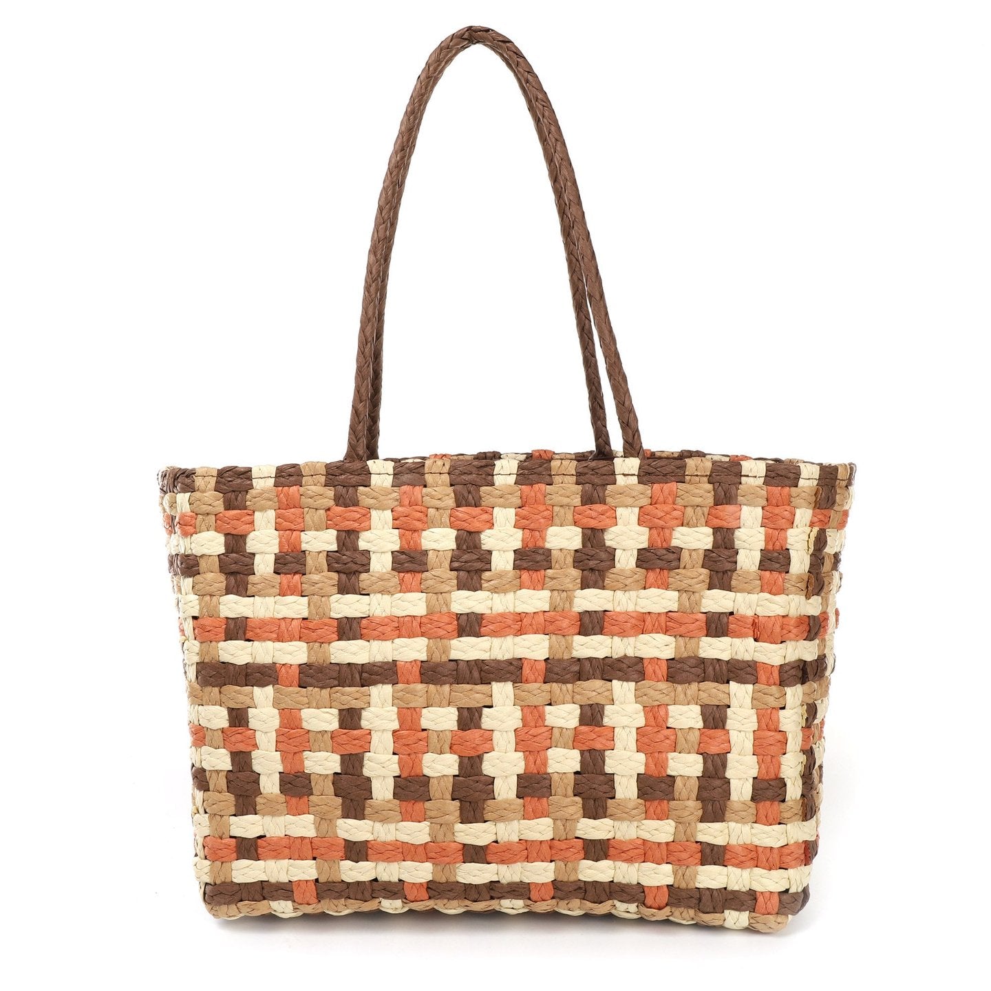 Bolso de Paja Multicolor | Con Cremallera - image 2