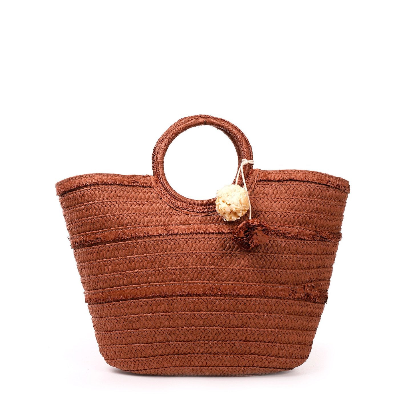Bolso Shopper con Pompom | Espacioso - image 2