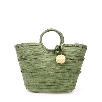 Bolso Shopper con Pompom | Espacioso - image 6