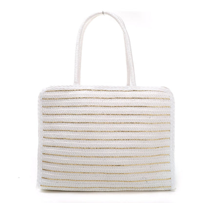 Bolso Paja Dorado | Detalles y Forro - image 4