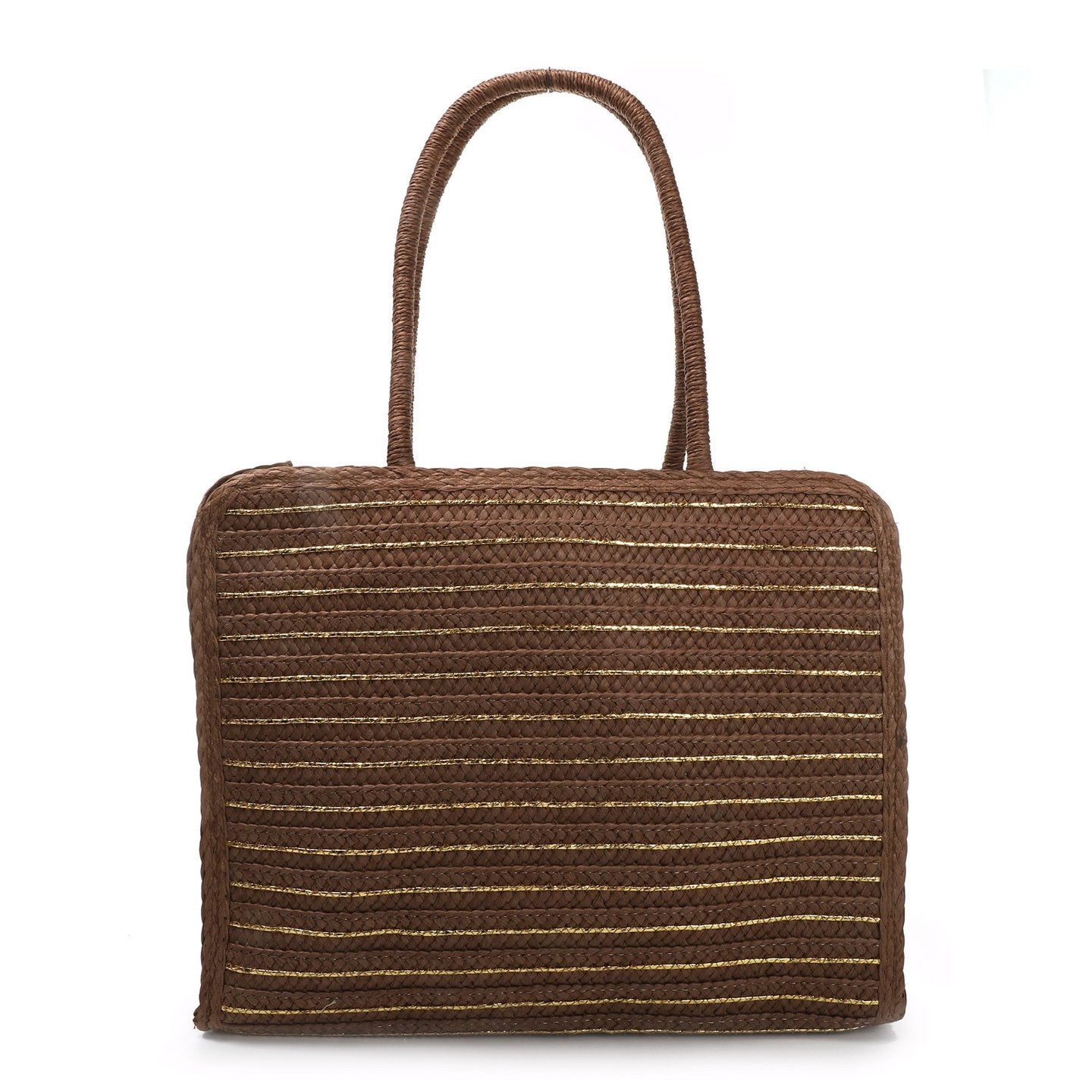 Bolso Paja Dorado | Detalles y Forro - image 5