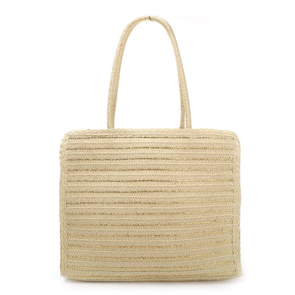Bolso Paja Dorado | Detalles y Forro - image 3