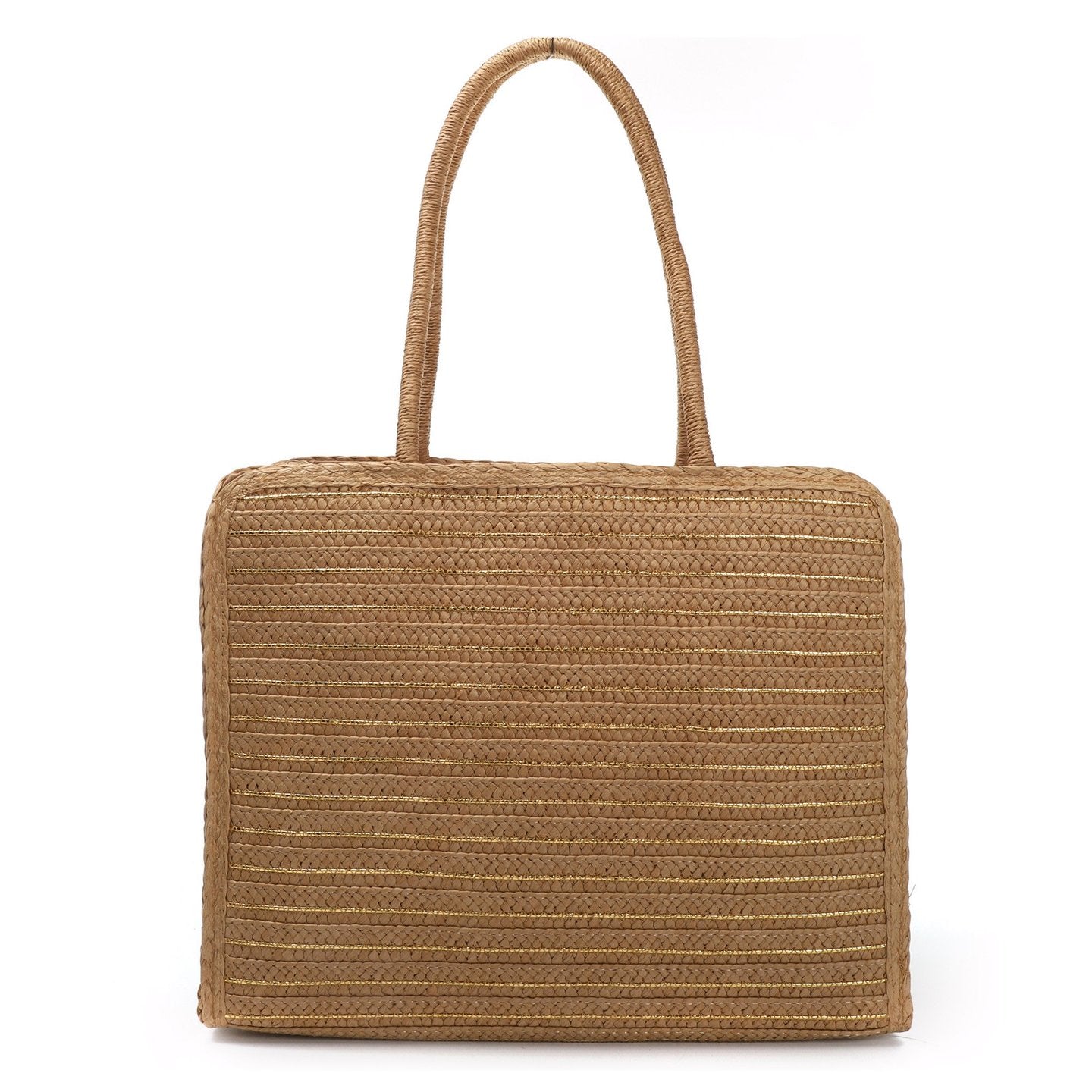 Bolso Paja Dorado | Detalles y Forro - image 2