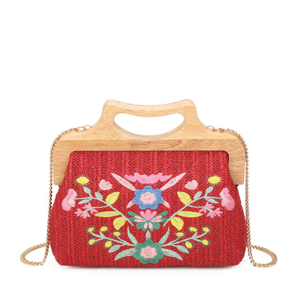 Bolso de Mano en Paja | Accesorio Festivo - image 6