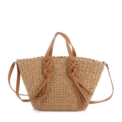 Bolso de mano en paja | Accesorio festivo - image 2