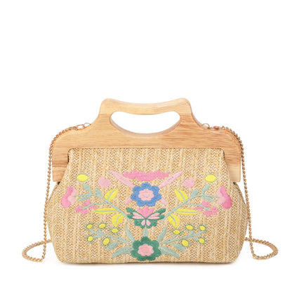 Bolso de Mano en Paja | Accesorio Festivo - image 2
