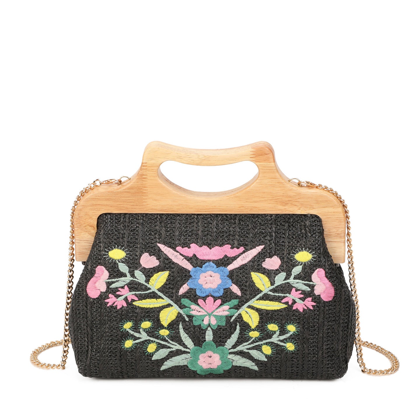 Bolso de Mano en Paja | Accesorio Festivo - image 9