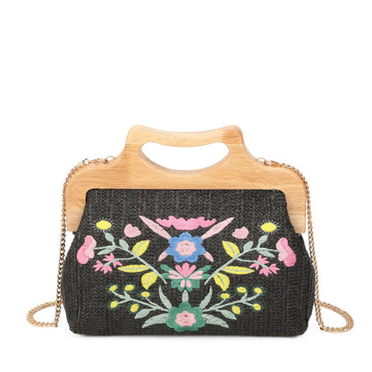Bolso de Mano en Paja | Accesorio Festivo - image 9