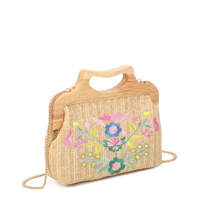 Bolso de Mano en Paja | Accesorio Festivo - image 3