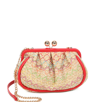 Bolso de Mano en Paja | Accesorio Festivo - image 5