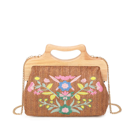 Bolso de Mano en Paja | Accesorio Festivo - image 4
