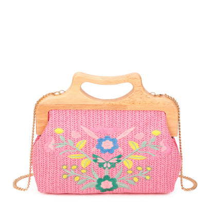 Bolso de Mano en Paja | Accesorio Festivo - image 7