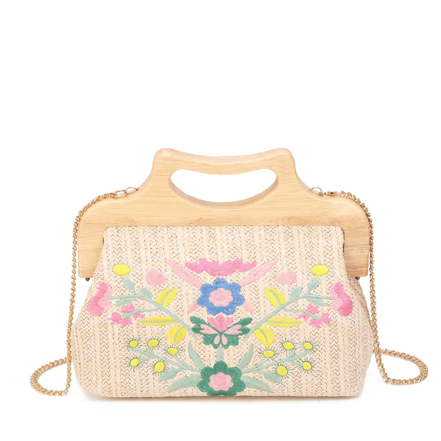 Bolso de Mano en Paja | Accesorio Festivo - image 5
