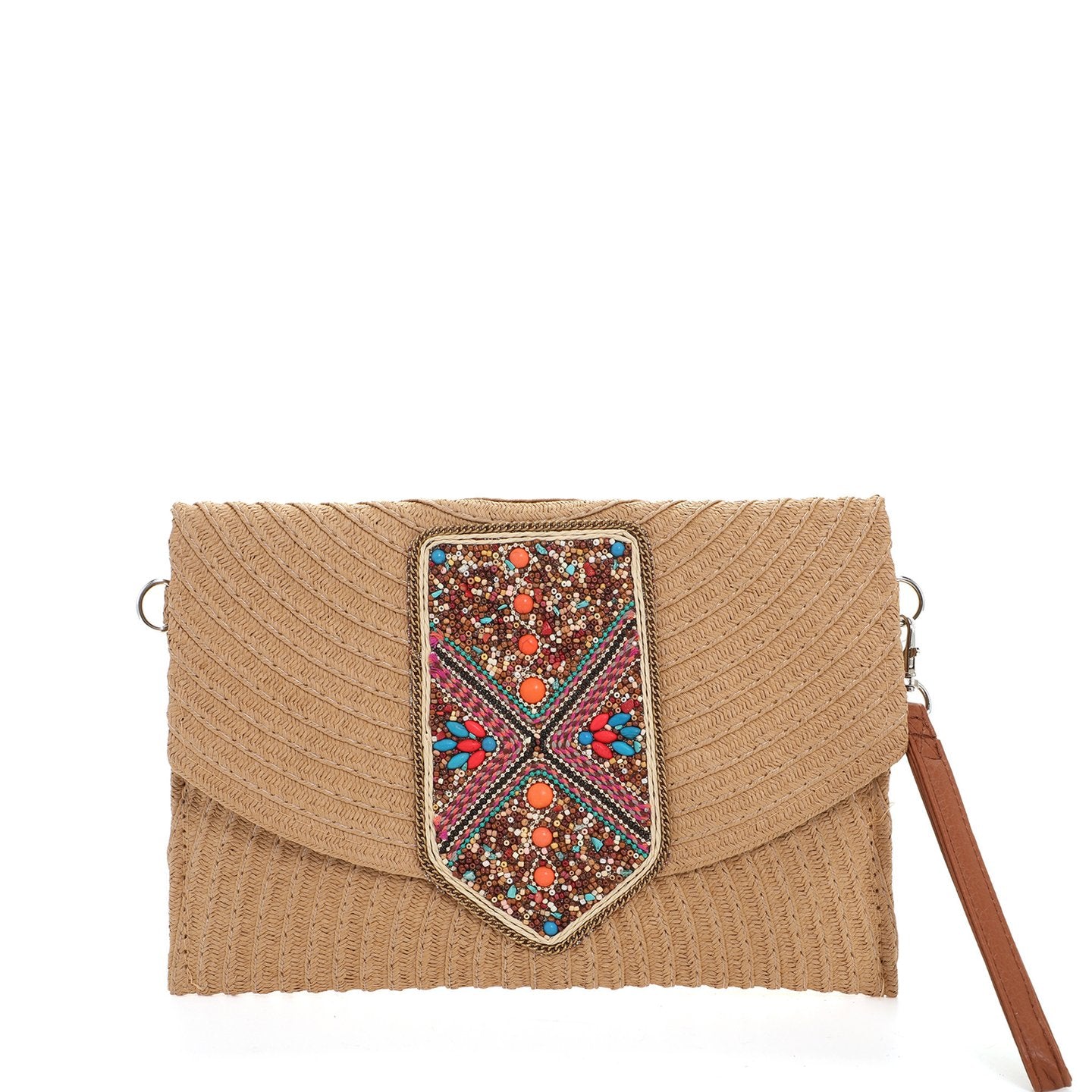 Bolso de mano de rafia | Accesorio festivo - image 2