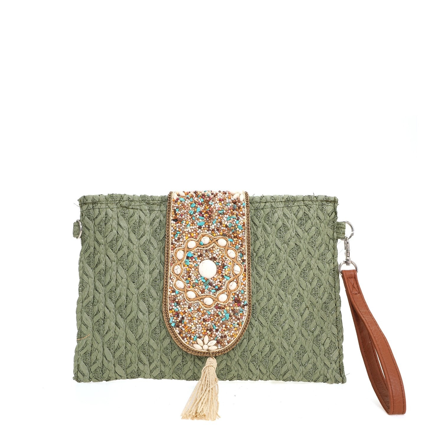 Bolso de Mano de Rafia | Accesorio - image 5
