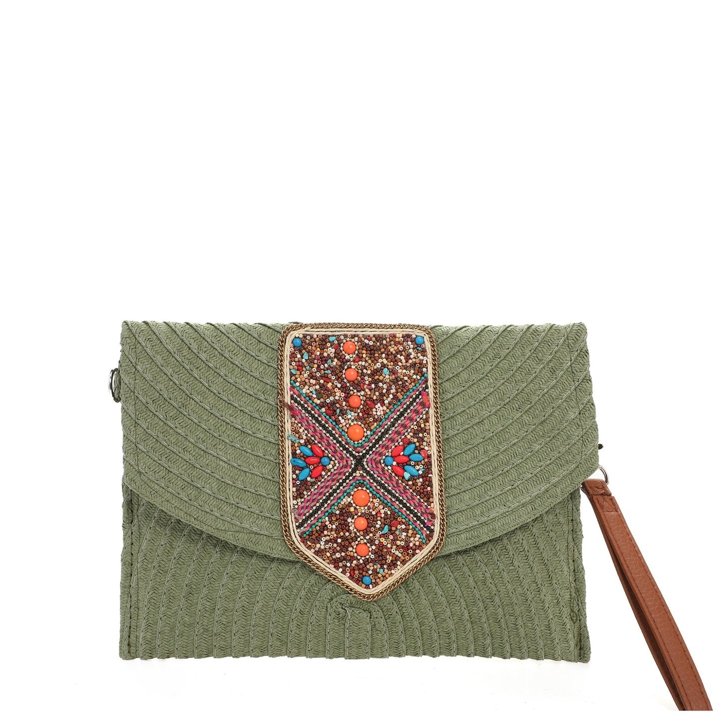 Bolso de mano de rafia | Accesorio festivo - image 4