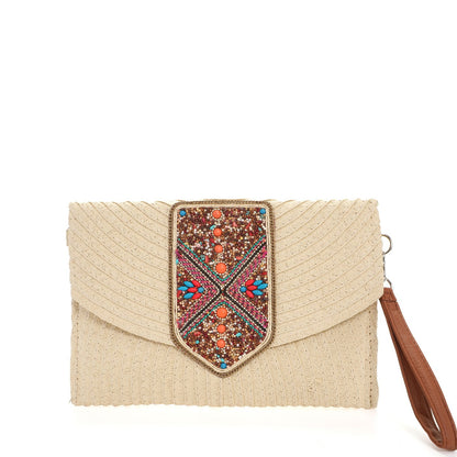 Bolso de mano de rafia | Accesorio festivo - image 3