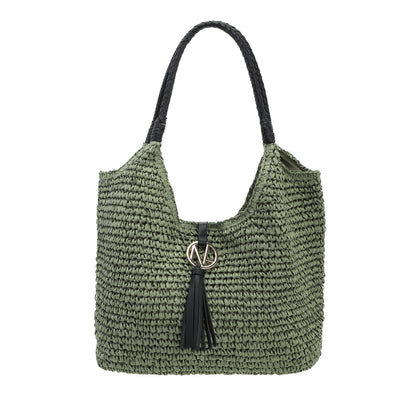 Bolso de Hombro de Paja | Accesorio Casual - image 4