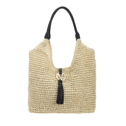 Bolso de Hombro de Paja | Accesorio Casual - image 3