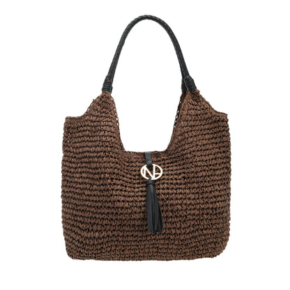 Bolso de Hombro de Paja | Accesorio Casual - image 5