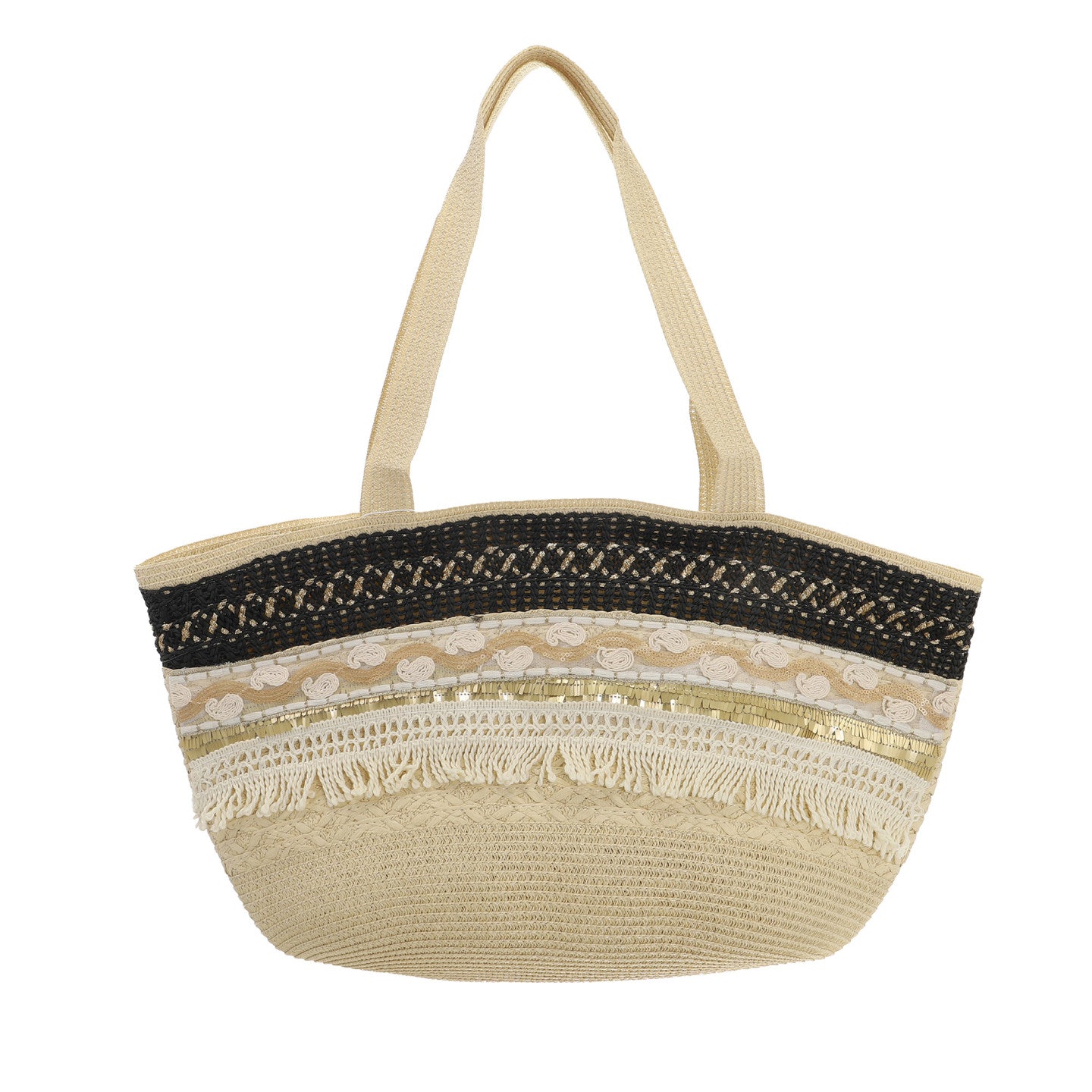 Bolso Shopper de Palha | Espacioso - image 3