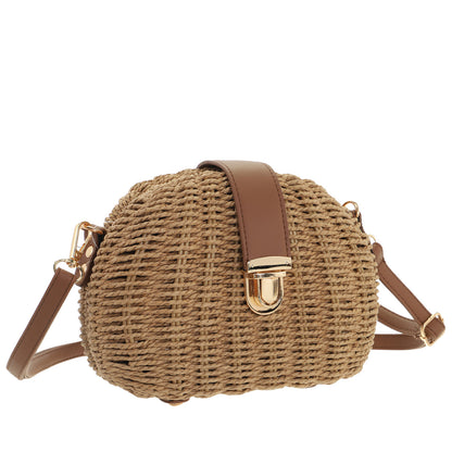 Bolso Bandolera de Paja | Accesorio Mujer - image 3